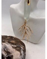 PENDIENTES ARTESANOS DE CRISTAL MARINO