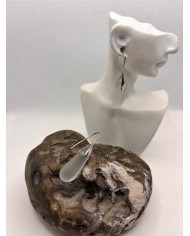 PENDIENTES ARTESANOS DE CRISTAL MARINO