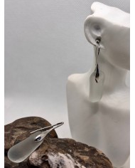 PENDIENTES ARTESANOS DE CRISTAL MARINO