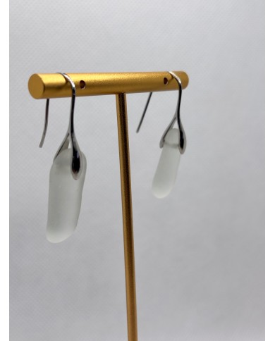 PENDIENTES ARTESANOS DE CRISTAL MARINO