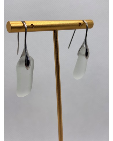 PENDIENTES ARTESANOS DE CRISTAL MARINO