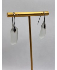 PENDIENTES ARTESANOS DE CRISTAL MARINO