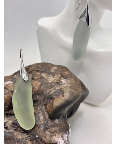 PENDIENTES DE  CRISTAL MARINO EDICIÓN LIMITADA