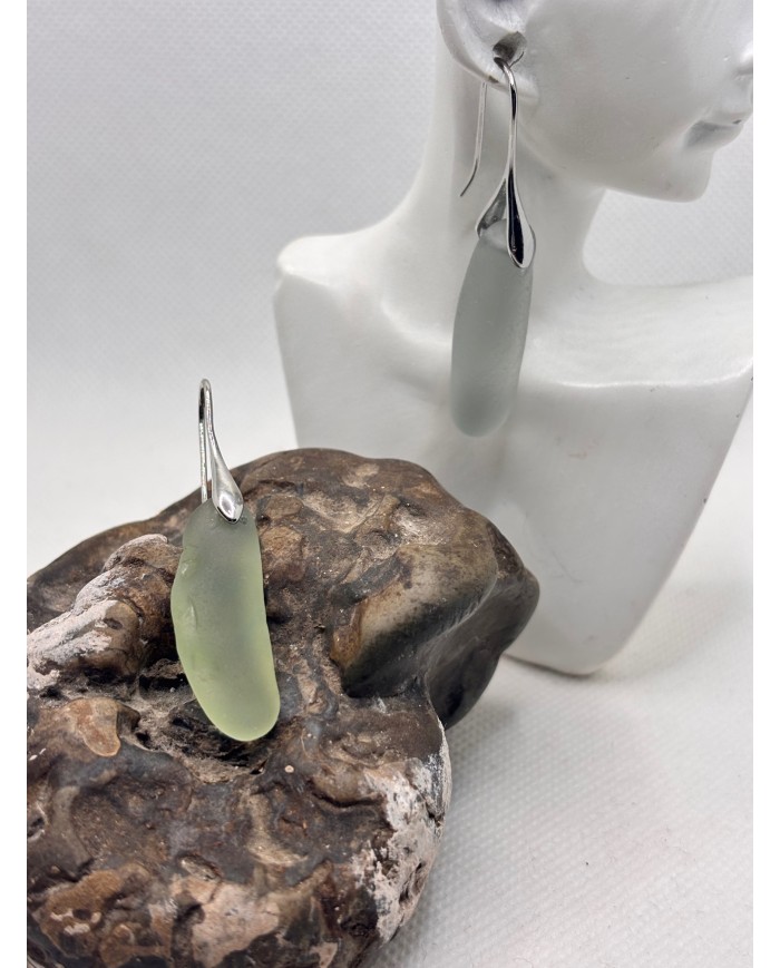 PENDIENTES DE  CRISTAL MARINO EDICIÓN LIMITADA