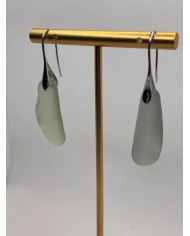 PENDIENTES DE CRISTAL MARINO o lágrimas de sirena