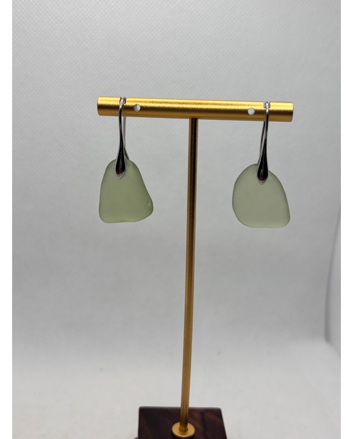 PENDIENTES ARTESANOS DE CRISTAL MARINO ARTESANOS