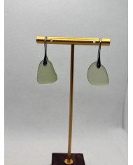 PENDIENTES ARTESANOS DE CRISTAL MARINO ARTESANOS