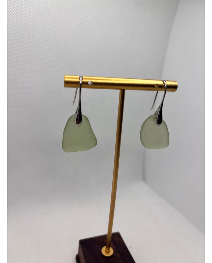 PENDIENTES ARTESANOS DE CRISTAL MARINO ARTESANOS