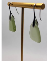 PENDIENTES ARTESANOS DE CRISTAL MARINO ARTESANOS