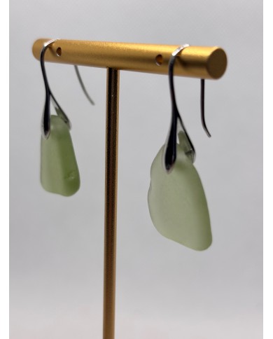 PENDIENTES ARTESANOS DE CRISTAL MARINO ARTESANOS