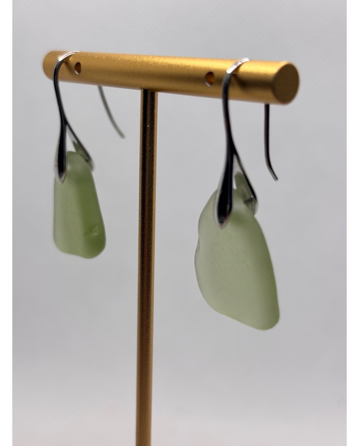 PENDIENTES ARTESANOS DE CRISTAL MARINO ARTESANOS