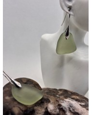 PENDIENTES ARTESANOS DE CRISTAL MARINO ARTESANOS