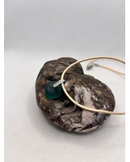 COLLAR ARTESANO DE CRISTAL MARINO