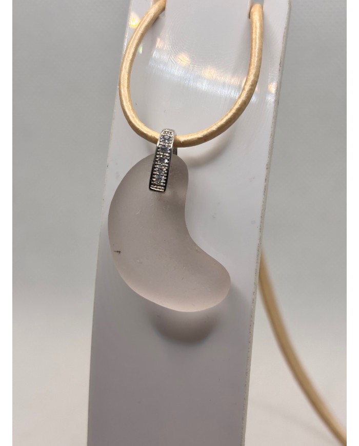 COLLAR ARTESANOS DE CRISTAL MARINO