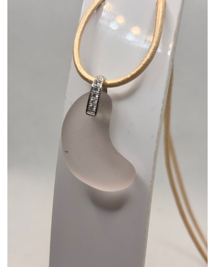 COLLAR ARTESANOS DE CRISTAL MARINO