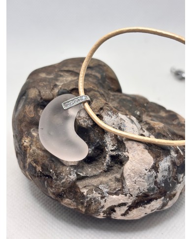 COLLAR ARTESANOS DE CRISTAL MARINO