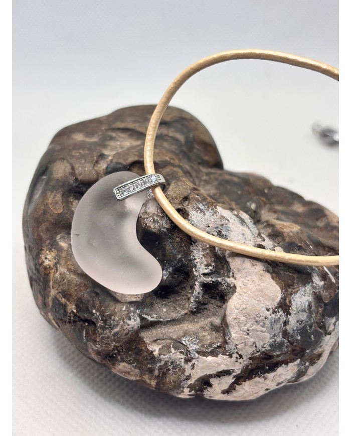 COLLAR ARTESANOS DE CRISTAL MARINO