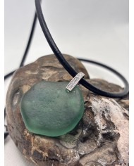 COLLAR ARTESANO D CRISTAL MARINO