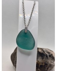 COLLAR ARTESANO DE CRISTAL MARINO