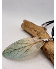 COLLAR ARTESANO DE HOJA NATURAL
