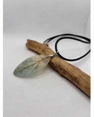 COLLAR ARTESANO DE HOJA NATURAL