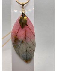 COLLAR ARTESANOS DE HOJA NATURAL