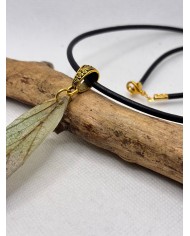 COLLAR ARTESANOS DE HOJA NATURAL