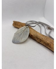 COLLAR ARTESANO DE HOJA NATURAL