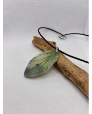 COLLAR ARTESANO DE HOJA NATURAL