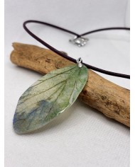 COLLAR ARTESANO DE HOJA NATURAL