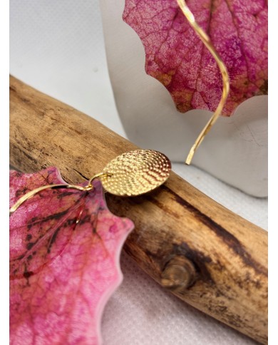 PENDIENTES ARTESANOS DE HOJA NATURAL ESQUELETIZADA