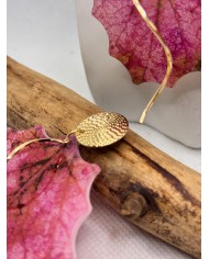 PENDIENTES ARTESANOS DE HOJA NATURAL ESQUELETIZADA