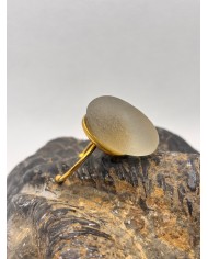 ANILLOS ARTESANOS DE CRISTAL MARINO