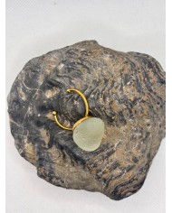 ANILLO ARTESANO DE CRISTAL MARINO