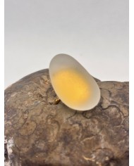 ANILLO ARTESANO DE CRISTAL MARINO