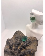 PENDIENTES ARTESANOS DE CRISTAL MARINO