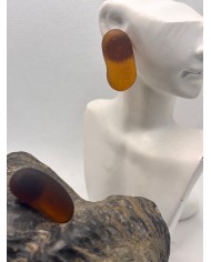 PENDIENTES ARTESANOS DE CRISTAL MARINO