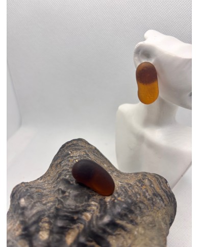 PENDIENTES ARTESANOS DE CRISTAL MARINO