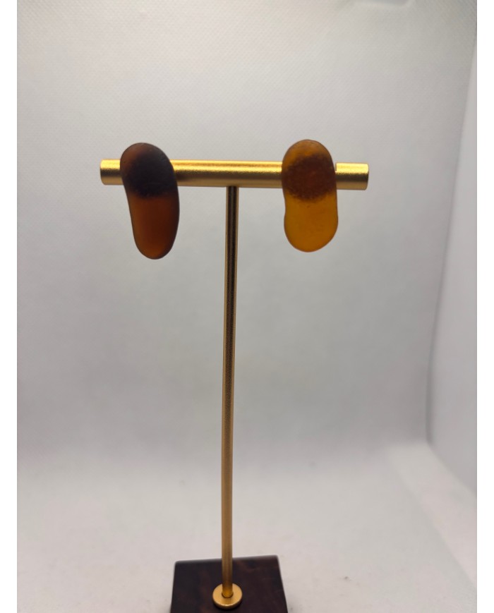 PENDIENTES ARTESANOS DE CRISTAL MARINO