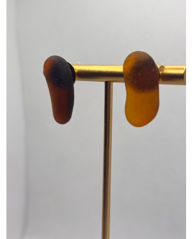 PENDIENTES ARTESANOS DE CRISTAL MARINO