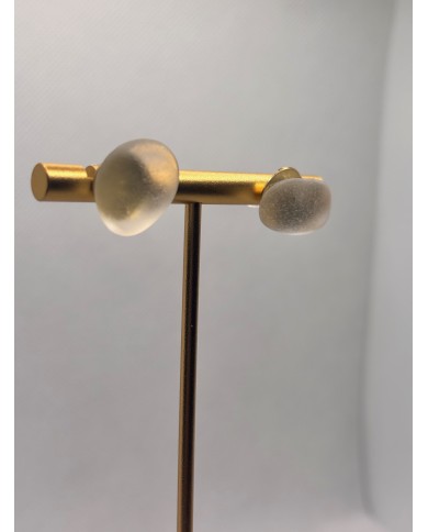 PENDIENTES ARTESANOS DE CRISTAL MARINO O LÁGRIMAS DE SIRENA