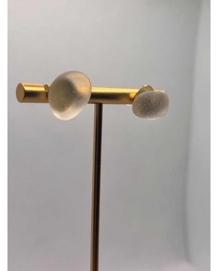 PENDIENTES ARTESANOS DE CRISTAL MARINO O LÁGRIMAS DE SIRENA