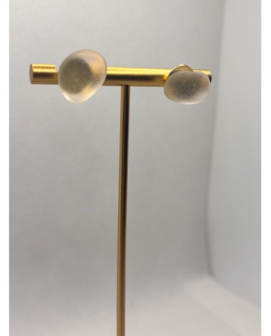 PENDIENTES ARTESANOS DE CRISTAL MARINO O LÁGRIMAS DE SIRENA