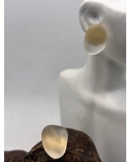 PENDIENTES ARTESANOS DE CRISTAL MARINO O LÁGRIMAS DE SIRENA