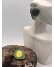 PENDIENTES ARTESANOS DE CRISTAL MARINO