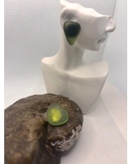 PENDIENTES ARTESANOS DE CRISTAL MARINO O LÁGRIMAS DE SIRENA