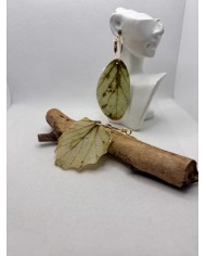 EDICIÓN LIMITADA PENDIENTES ARTESANOS DE HOJA NATURAL