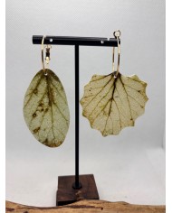 EDICIÓN LIMITADA PENDIENTES ARTESANOS DE HOJA NATURAL
