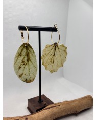 EDICIÓN LIMITADA PENDIENTES ARTESANOS DE HOJA NATURAL