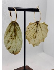 EDICIÓN LIMITADA PENDIENTES ARTESANOS DE HOJA NATURAL